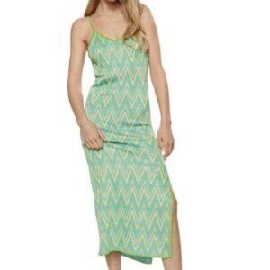 🖤Mango Chevron Print Lurex Dress NWT, 8